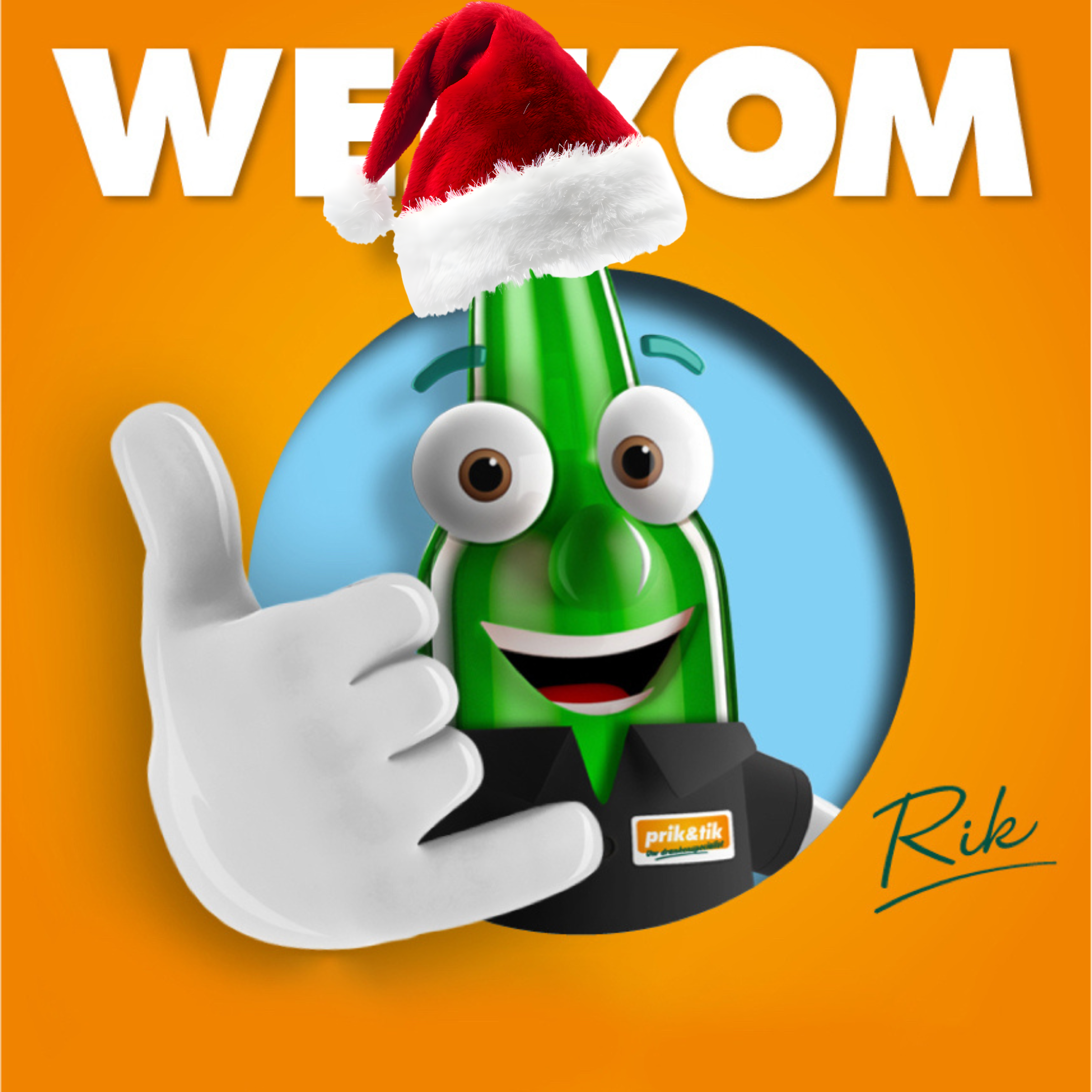 Rik van Prik&Tik heet je welkom